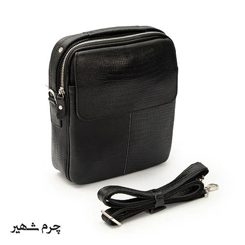 کیف دوشی چرم مدل پیمان